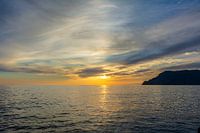 Sonnenuntergang über dem Meer