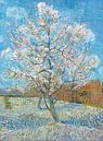 Der rosa Pfirsichbaum - Vincent van Gogh von 1000 Schilderijen Miniaturansicht