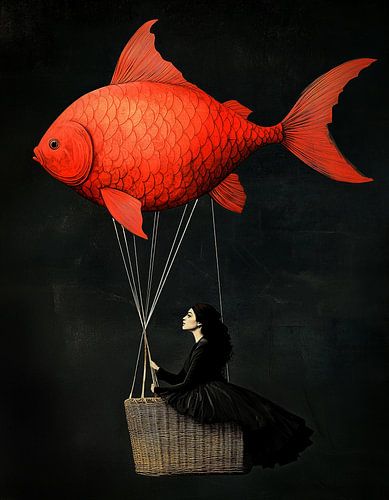 Dans le ballon de pêche