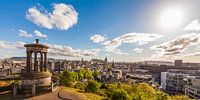 Blick von Calton Hill über Edinburgh von Werner Dieterich Miniaturansicht