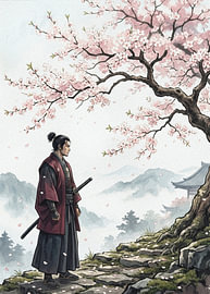 Ein einsamer japanischer Samurai von B A G O G O N G