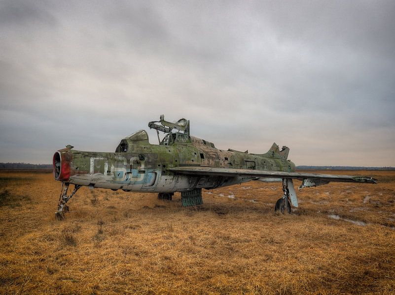 Abandoned Jet Fighter by Jan Plukkel