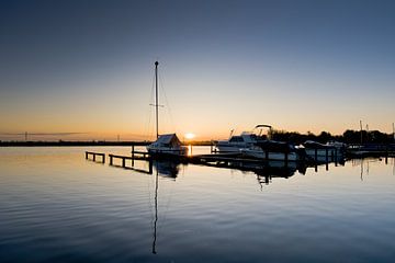 Golden hour... van Esther Witkamp