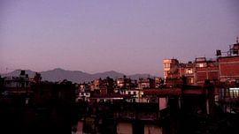 'Voor het vallen van de nacht', Kathmandu- Nepal