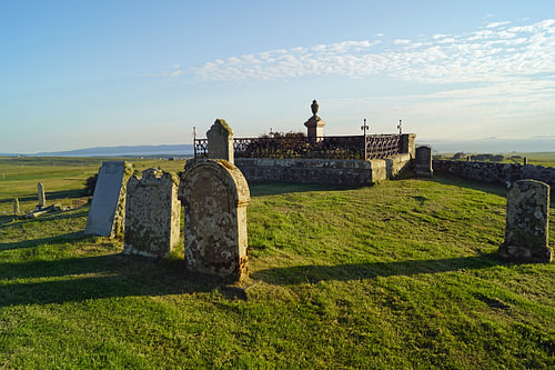 Begraafplaats in Kilmuir Flora MacDonald's graf