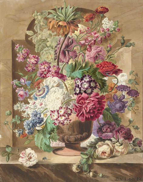 Blumenstück, Pieter van Loo von Meisterhafte Meister