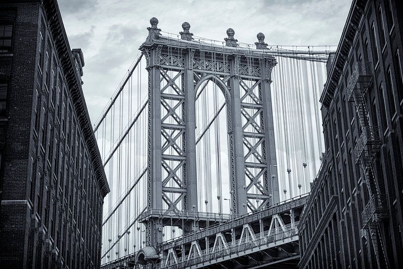 Manhattan Bridge 02 van Peter Bongers