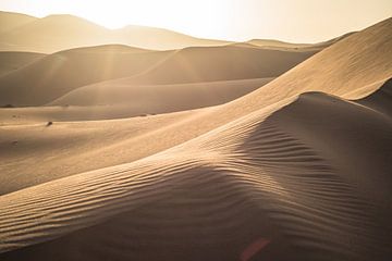 Sahara zonnestralen van Tobias van Krieken