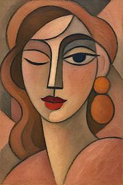 Abstract Portrait Nova by Moonheart Artworks