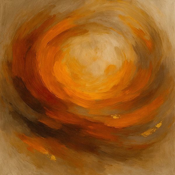 Ember abstrait et silencieux par Moonheart Artworks