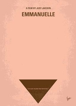 No160 My Emmanuelle minimal movie poster by Chungkong Art