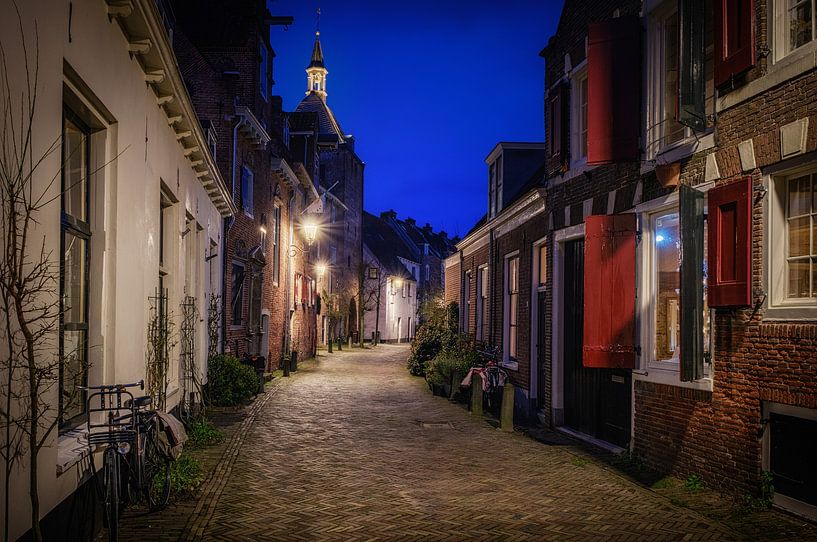 Wall houses in Amersfoort with historical elements by Bart Ros