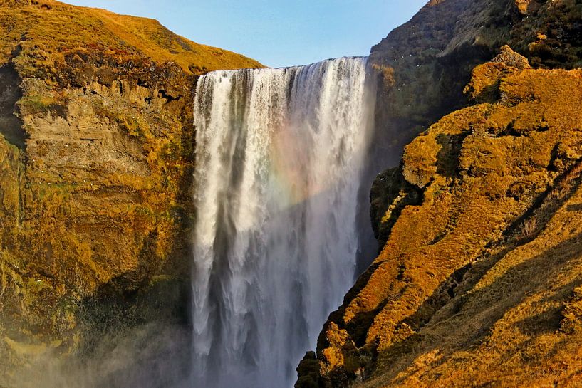 Wasserfall in Island von eddy Peelman