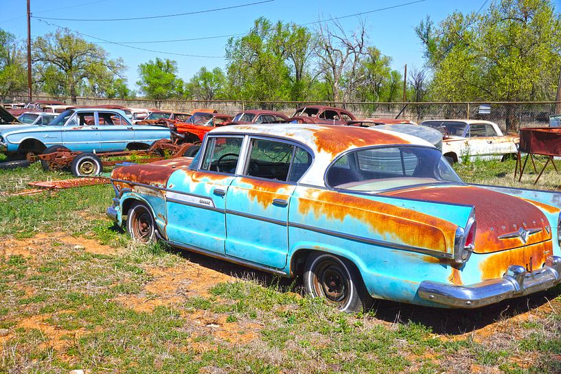 Hudson Oldtimer langs de Route66 van Tineke Visscher