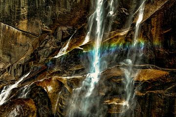 Yosemite - Waterfall van Christine Nöhmeier