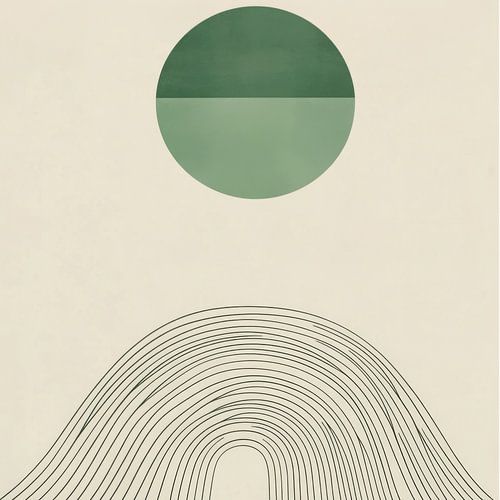 Geometrisch landschap