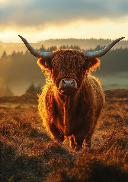 Highland Cow  von Niklas Maximilian