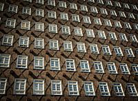 Optische illusie: Symmetrie in Hamburg