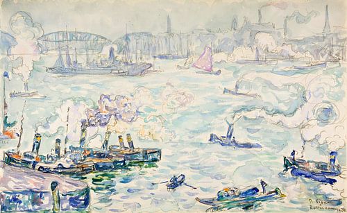 Haven van Rotterdam, Paul Signac, 1906