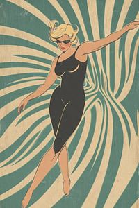 Tanzender Pin-up