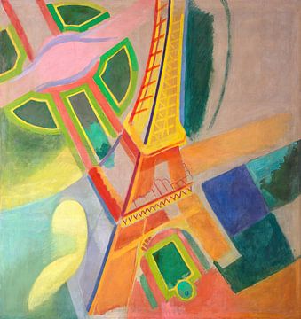 Tour Eiffel (1924) de Robert Delaunay sur Peter Balan