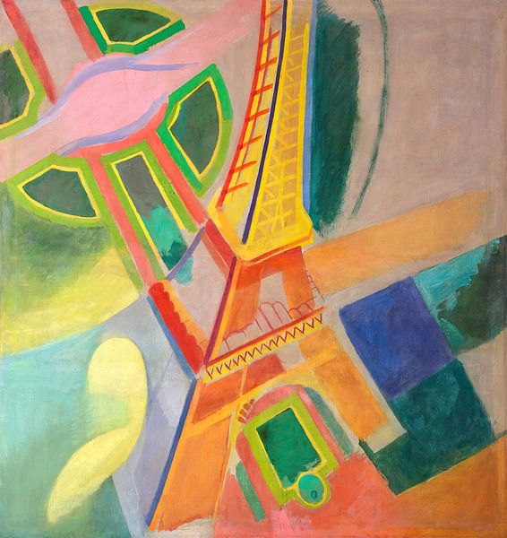 Eiffel Tower (1924) by Robert Delaunay by Peter Balan