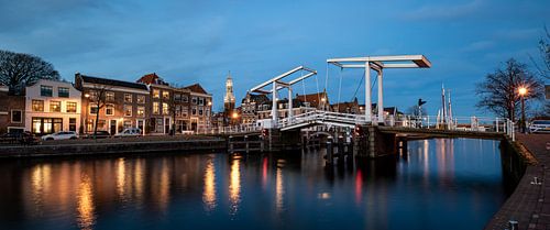 Grave stone bridge in Haarlem
