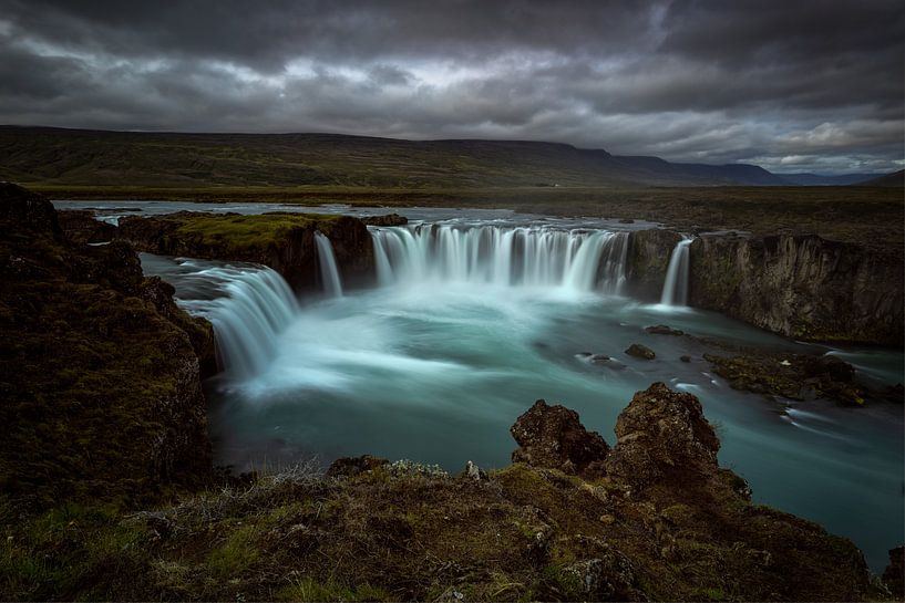 Wasserfall Godafoss (Goðafoss) von Michael Bollen