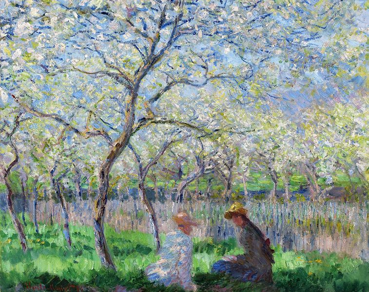 Claude Monet,Spring by finemasterpiece