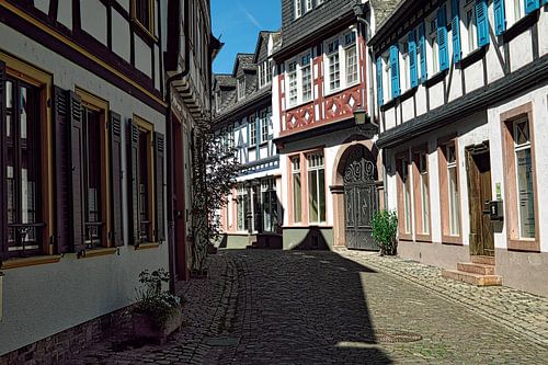 Eltville dans le Rheingau à l'heure du déjeuner