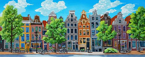 Schilderij Amsterdam
