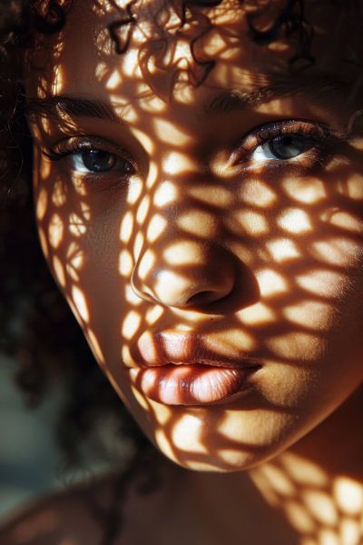 Woman - Shadow plays by Poster Art Shop