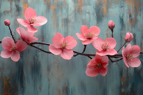 japanse kunst bloemen bloesem sakura