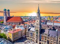 Panorama of Munich in Bavaria