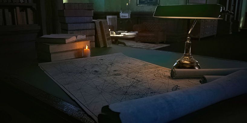 candle and a folder_HMS by HMS
