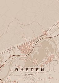 Stadtplan von Rheden von Stef van Campen