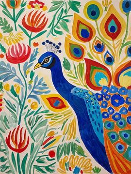 Pauw Stijl Henri Matisse van TOAN TRAN
