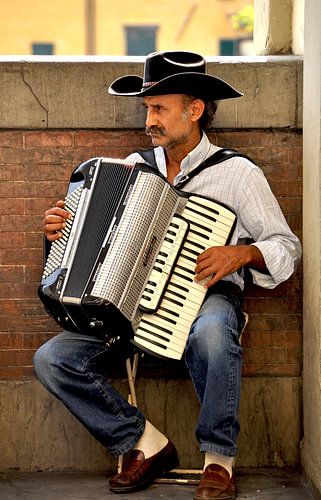Toscane Florence Accordeonist