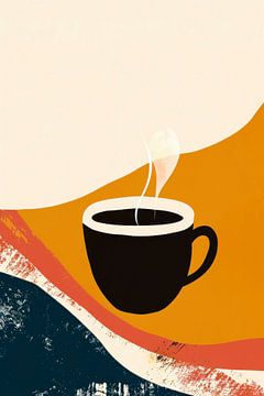 Koffiegenot in een stijlvol ontwerp van Poster Art Shop