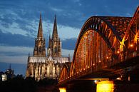 Dom van Keulen, kerk, kathedraal, Hohenzollern-brug van Torsten Krüger thumbnail
