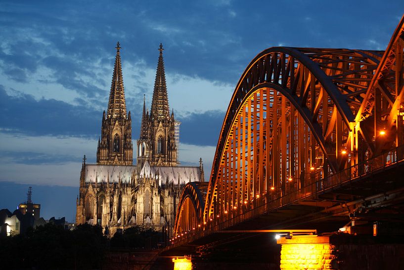 Dom van Keulen, kerk, kathedraal, Hohenzollern-brug van Torsten Krüger