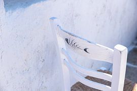 Greek white chair