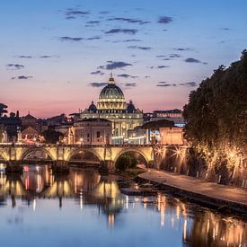 Zonsondergang in Rome van Achim Thomae Photography