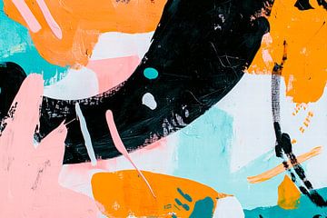 Colourful abstract composition by Poster Art Shop