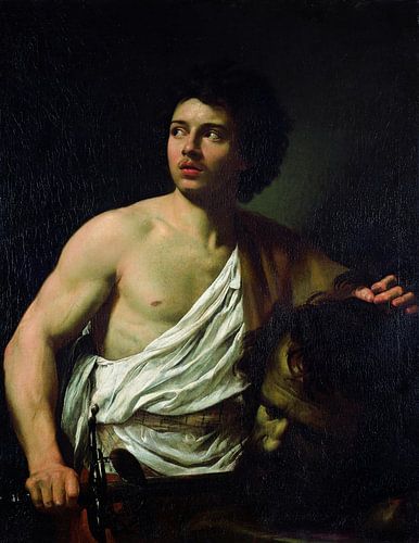 Simon Vouet, David het hoofd van Goliat, 1620-1622