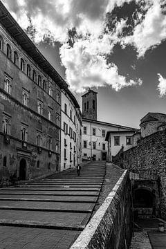 Silhouet Fotografie Man Trap Spoleto Italië van Martijn Jebbink Fotografie