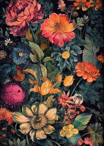 Fleurs motif botanique 6 #nature