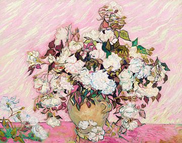 Roses - Vincent van Gogh van Art for you