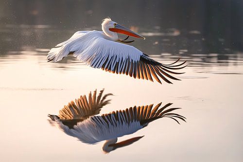 Dalmatische pelikaan (Pelecanus crispus)