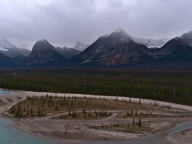 Athabasca Rivier Vallei van Timon Schneider